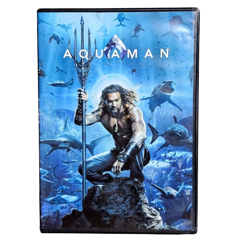 Aquaman Warner Bros. Unisex DVD Blue Jason Momoa Action Sci-Fi 883929667703